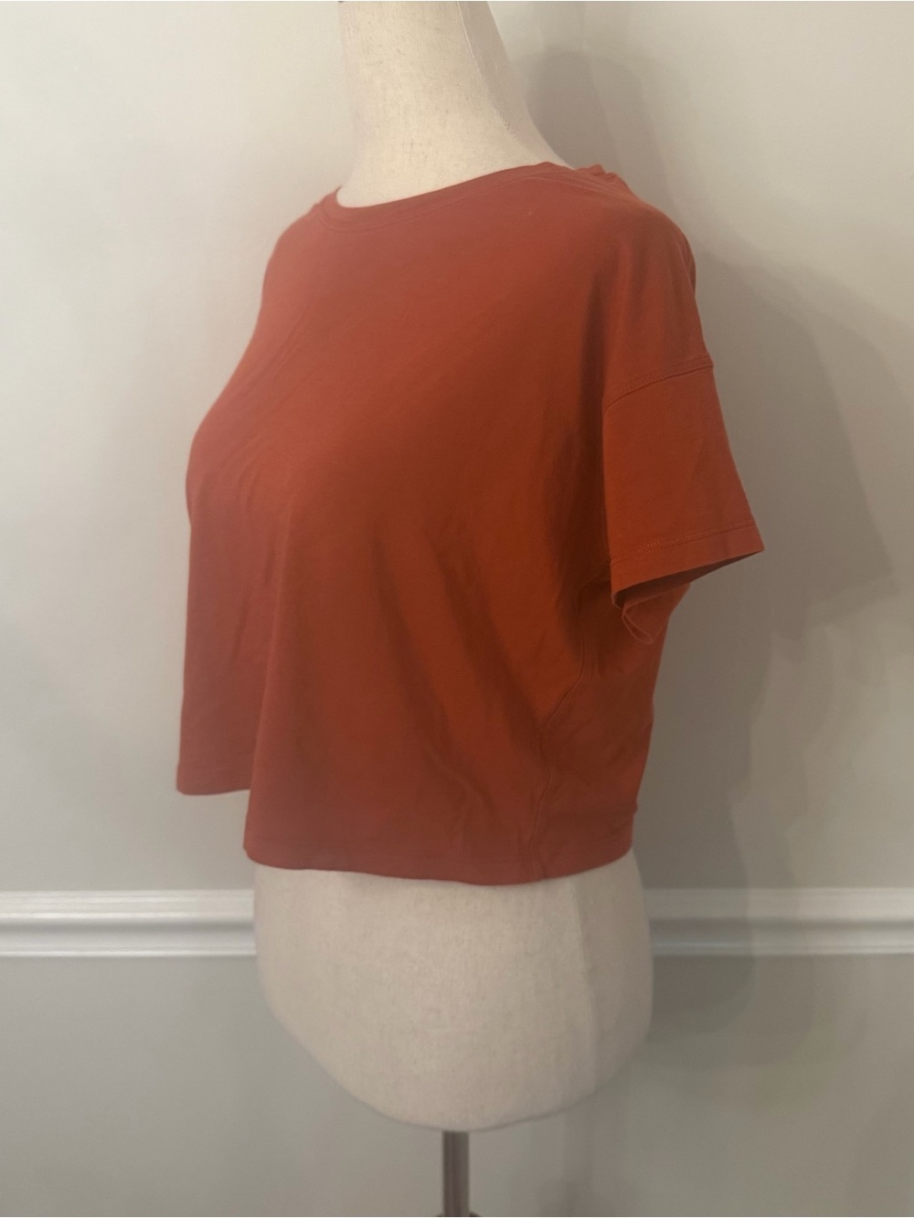 Lululemon cropped tshirt in canyon- Size 6 - Picture 3 of 6